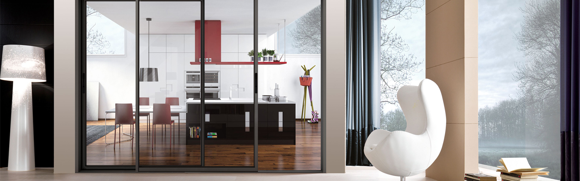 Porte en aluminium